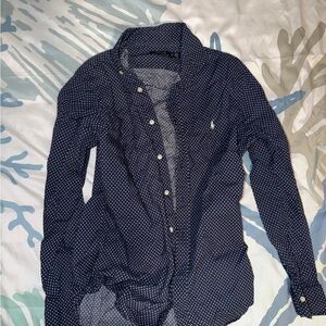 Ralph Lauren Dark Blue Button Down Shirt